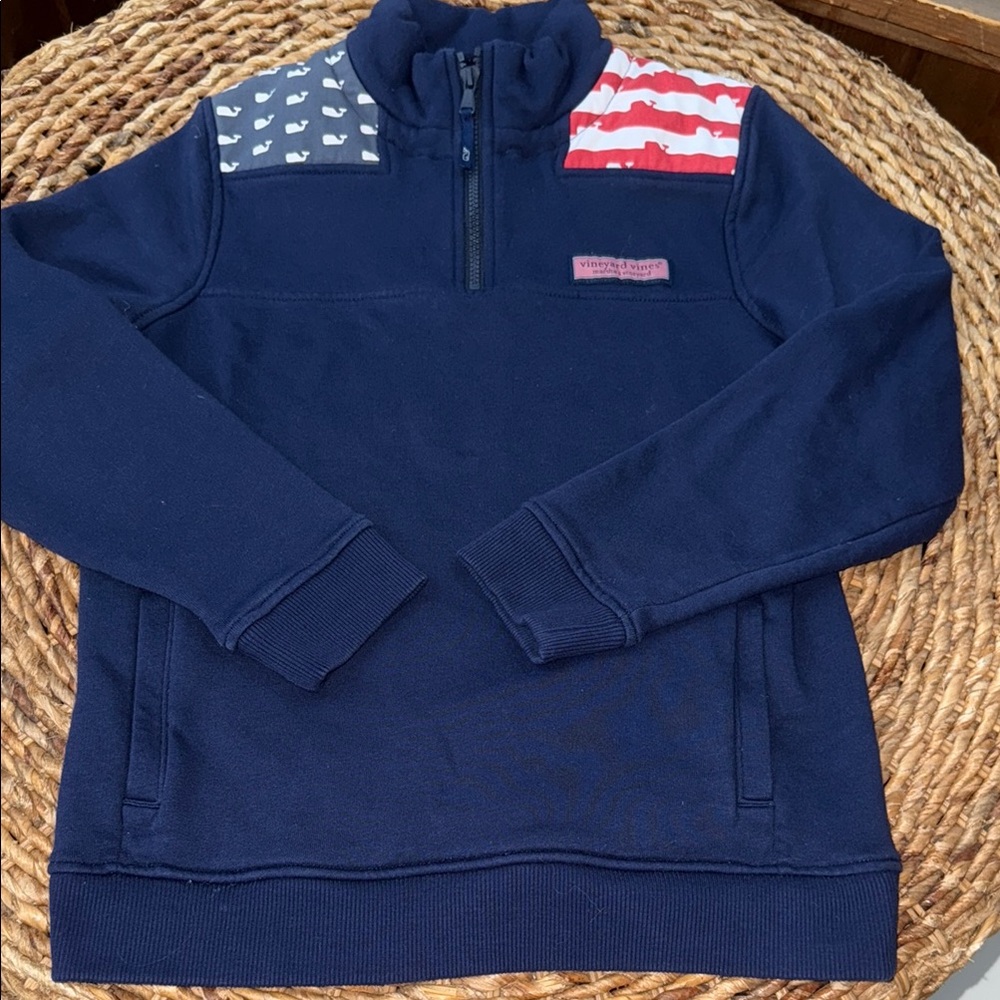 🐳 🇺🇸 Vineyard Vines Boys Shep Shirt - med 12-14